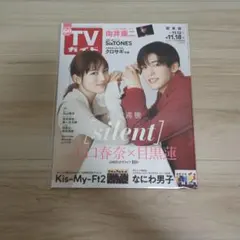 TVガイド 2022年11月18日号 川口春奈 目黒蓮 表紙