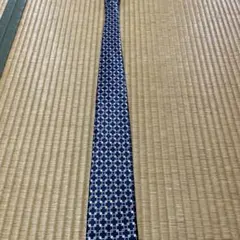 KIMIJIMA COLLECTIONネクタイ ネイビー 幾何学模様