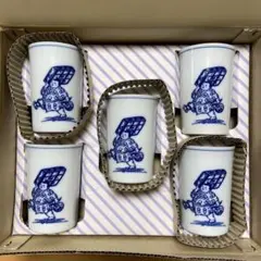 大相撲　陶器製湯飲み 5個セット 新品未使用