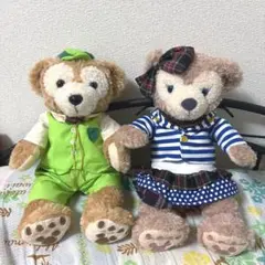 ダッフィー シェリーメイ ディズニー ディズニーシー ぬいぐるみ Sサイズ 衣装