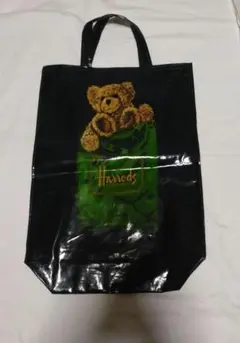 Harrods テディベア 紺　サブバックのサムネイル