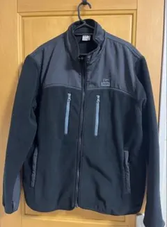 CHUMS フリースジャケット Lサイズ ブラック/グレー