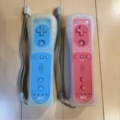 Wiiリモコン 青とピンク 2個セット