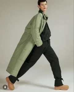 6(ROKU) NYLON PADDING COAT ロングコート　38