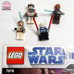 レゴ ミニフィグ　４体　スター・ウォーズ リパブリック・アタック・ガンシップ