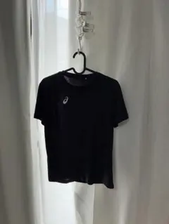 asics ブラック Sサイズ シャツ