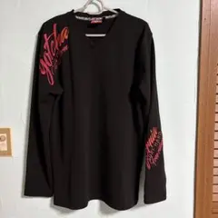 値下げ　GOTCHA 黒 Vネック 長袖シャツ Lサイズ
