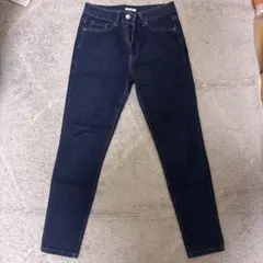 早い者勝ち　CINEMA CLUB スキニーデニム Lサイズ ダークブルー