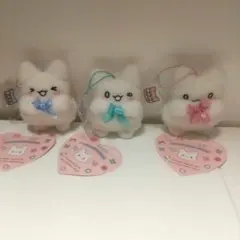 はなまるおばけ まるまる スイーツチャーム付き マスコット 全3種 コンプリート