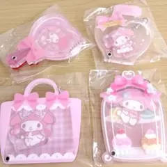マイメロディ アクリルキーホルダー 4個セット