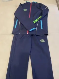 レディースUMBRO アンブロ ピステ上下セット ネイビー