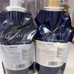 キュアフォルテ シャンプートリートメント600ml 詰め替え、詰め替えボトル付きのサムネイル