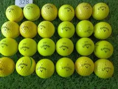 ロストボールカラーNo.328 24球セット callaway　年式混合のサムネイル