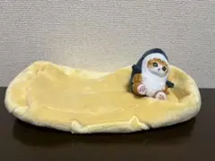 モフサンド マスコット付きもふもふティッシュボックスカバー さめにゃんえびにゃん