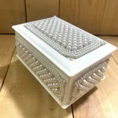 【ジュエリーBOX】 〈白鳥の湖　オルゴール付き〉 昭和レトロ（ダメージあり）