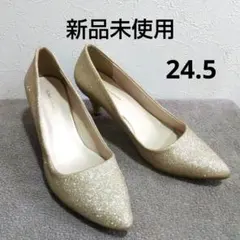 CLEAR IMPRESSION ゴールド グリッターパンプスのサムネイル