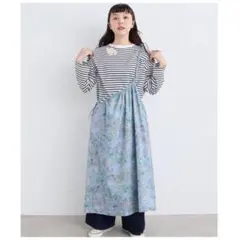 l'atelier du savon 温室ひみつきちプリント つりスカートのサムネイル