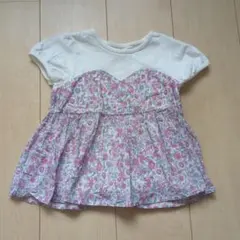 petit main 花柄チュニック 110cm