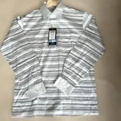 新品紳士長袖シャツmario giovanni サイズM ストライプ