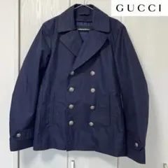 GUCCI　グッチ　トレンチコート　ブラック　サイズ50　メンズ　美品 GUCCI グッチ トレンチコート ブラック サイズ50 メンズ 美品