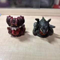 ゴジラシリーズ ソフビパペットマスコット ビオランテ デストロイア　指人形