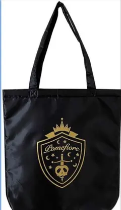 ディズニー　ツイステッドワンダーランド サテントートバッグ ポムフィオーレ　黒