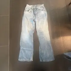 ZARA デニムパンツ ストレート ライトブルー EUR34のサムネイル