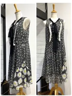 美品 定価8万　マークジェイコブス　高級コットンシルク ワンピース 花柄