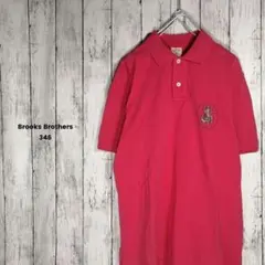 Brooks brothers 半袖 ポロシャツ セイレーン ホットピンク M