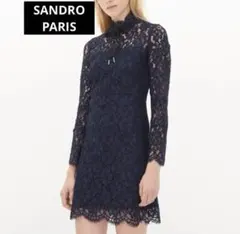 sandro paris シルク花柄ワンピース 美品【最終値下げ】 - メルカリ