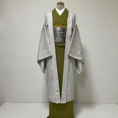 新品 正絹 単衣 女物 長羽織 岩井茶 - メルカリ