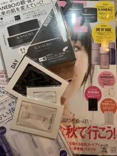 KANEBOトライアルセットVOCE１０月号の付録 全ての張り込み付録も含みます