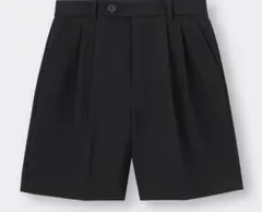 GU ダブルタックショートパンツ M ブラックのサムネイル