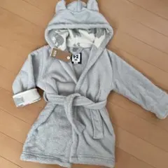 cotton on kids ガウン　クマ　グレー
