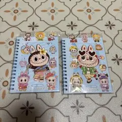 Labubu ラブブイラストノートステッカーブック 2点セット