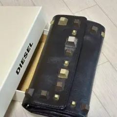 DIESEL ディーゼル 財布 長財布 ブラック 新品未使用