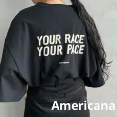 Americana × JEANS FACTORY ワイドショートTシャツのサムネイル