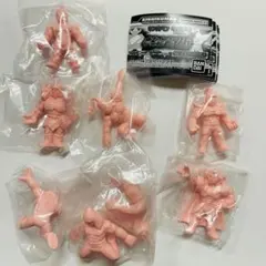 キン肉マン　キンケシ26　ペールオレンジver.　6種　ガチャ　カプセルトイ