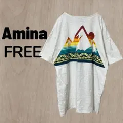 Amina アミナ ネイティブ柄 半袖 Tシャツ FREEのサムネイル