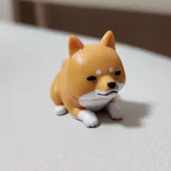 換毛期アニマル　柴犬の場合　犬　フィギュア　ガチャガチャ