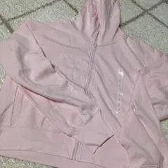 GU ＵＶカットフルジップパーカ長袖ピンク