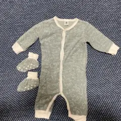 プチバトー　ロンパース　あったか