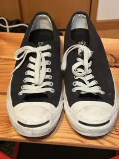 【人気定番】Converse ジャックパーセル ブラック 28cm（US9.5）