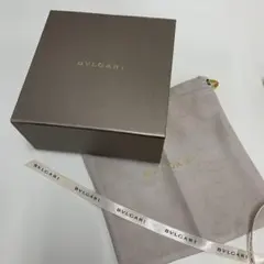 BVLGARI ギフトボックス ブラウン　リボン　収納袋セット