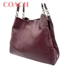 最終価格❣️ コーチ ショルダーバッグ　ペブルドレザー　フィービー F35723