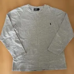 Polo ラルフローレン★ ワンポイント刺繍ロゴ ロンT★ グレー