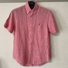Polo Ralph Lauren リネン 半袖シャツ ピンクのサムネイル