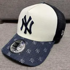 ニューエラ メッシュベースボールキャップ ニューヨークヤンキース ジャガード
