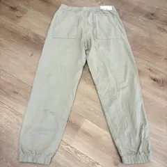 ★新品★UNIQLO ユニクロ　ウォッシュジャージージョガーパンツ　ベージュ　M