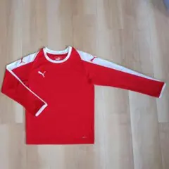 PUMA キッズ140cm 長袖カットソー 赤